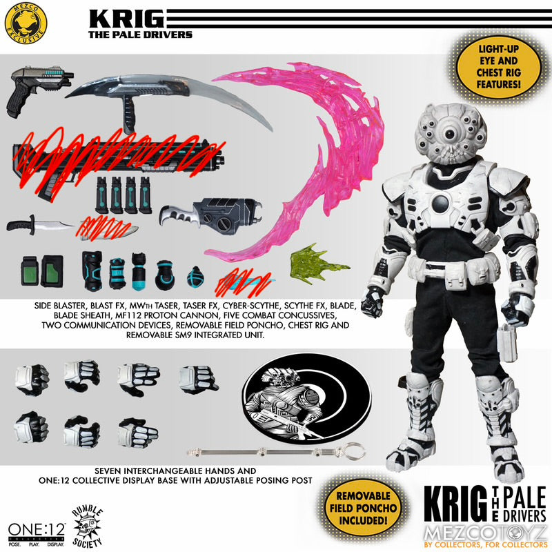 Mezco Krig: The Pale Drivers (Incomplete) (Used)