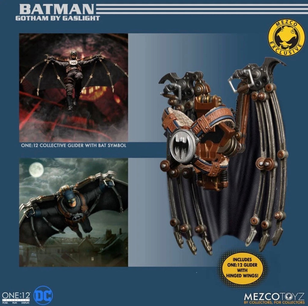 Mezco Batman Gotham by gaslight +vigilante pack (incomplete) (Used)